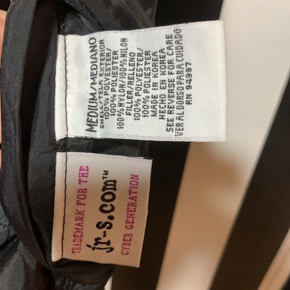 Vintage Reversible Black/Leopard Print Winter Puffy Vest 90s y2k Aesthetic Small - Picture 7 of 14